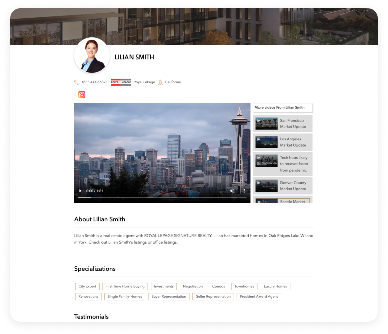 Best tool to create a landing page for Real Estate