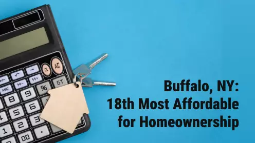 Buffalo Metro Area, NY: 18th most affordable metro to buy a home