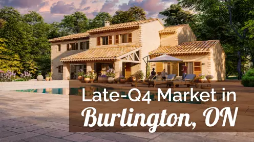 Late-Q4 Real Estate market trends in Burlington , ON