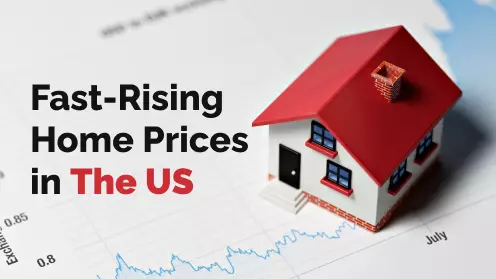 Home prices change in the US