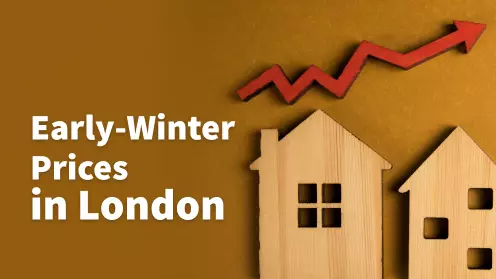 Early-Winter House Prices Grew In London