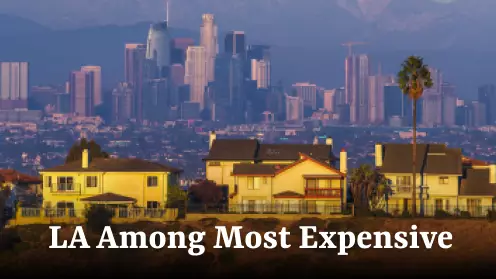 LA among the most expensive cities