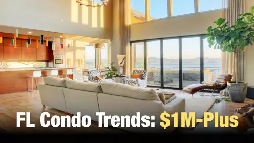 October trends for FL condos and townhouses: $1M-Plus