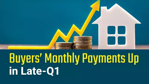 Late-Q1 Monthly Payments of Home Buyers Up