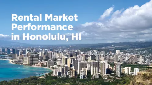 Rental market performance in Honolulu, HI